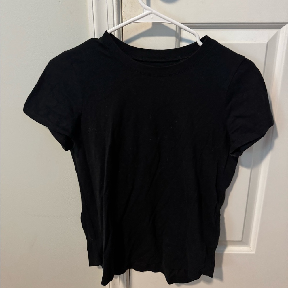 Madewell Black Fitted Short Sleeve T-Shirt